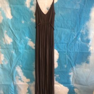 Moda international long brown dress